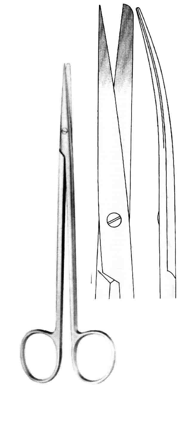 METZENBAUM MAKAS K/S EĞRİ 25 CM